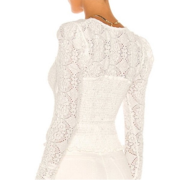 Free People Confection Top in English Cream - Picture 8 of 14